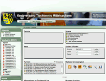 Tablet Screenshot of mittelsachsen.tischtennislive.de